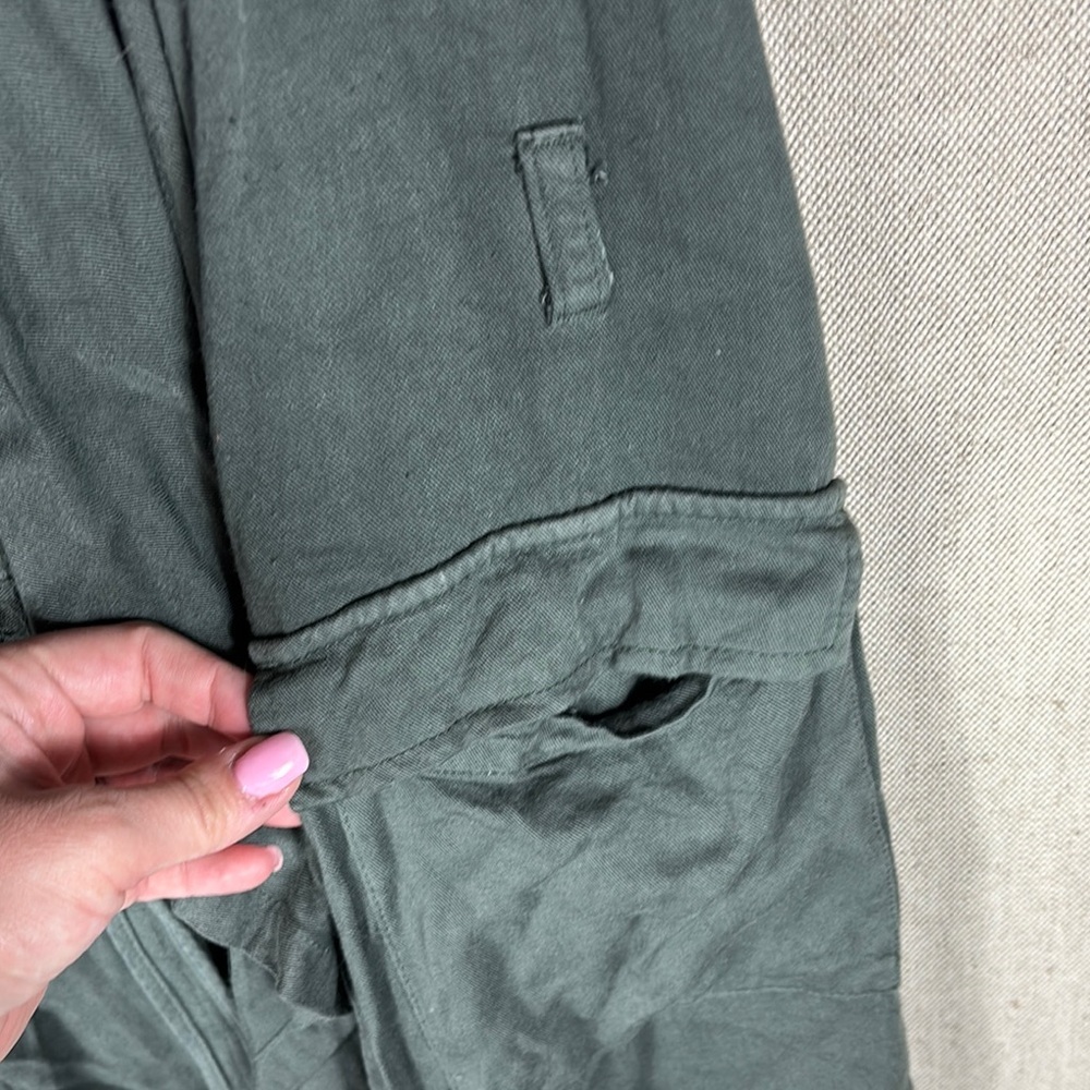 Ava & Viv > Dark Green Flowy Vest 2X - Picture 5 of 8